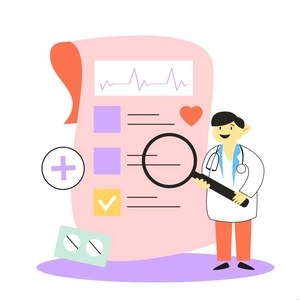 Medical Report Illustration
