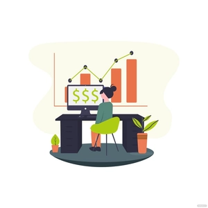 Accountant Office Vector