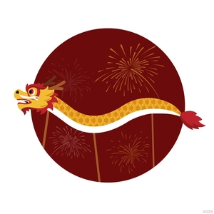 Chinese New Year Dragon Vector