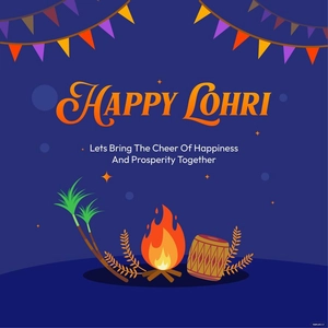 Lohri Message Vector