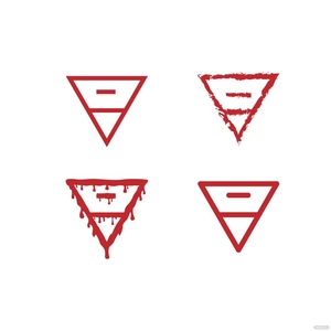 Blood Alchemy Symbol Vector