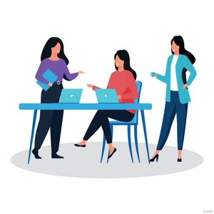 Office Staff Vector