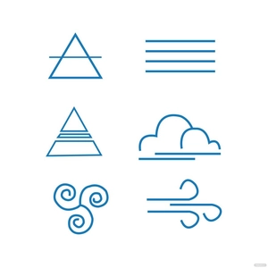 Alchemy Air Symbol Vector