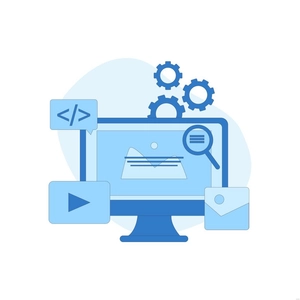 Website Design Illustration