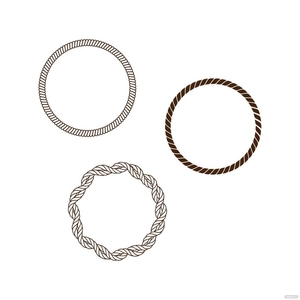 Round Rope Vector
