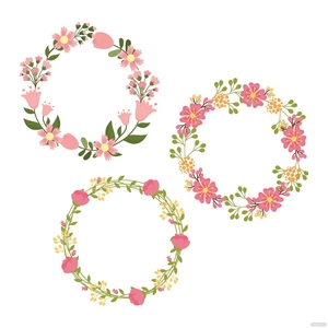 Flower Circle Vector