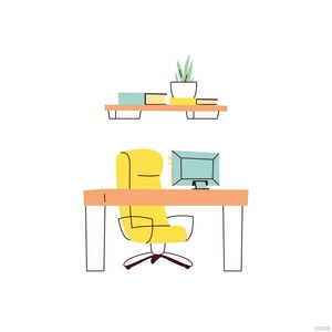Transparent Office Vector