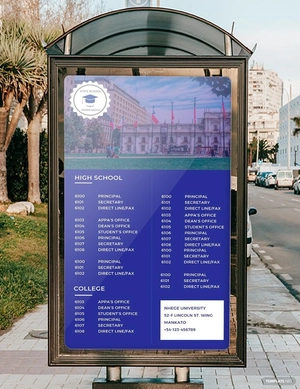 Digital Directories Signage Template