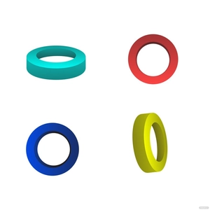 3D Circle Vector