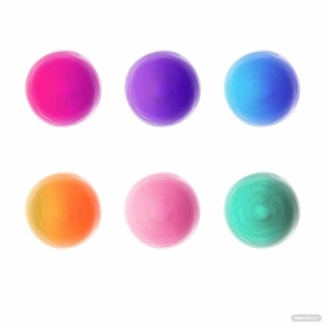 Watercolor Circle Vector