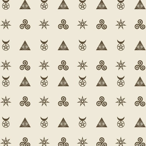 Alchemy Pattern Vector