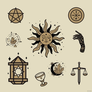 Esoteric Alchemy Vector