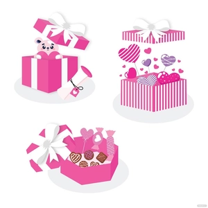 Valentines Day Gift Vector