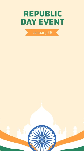 Free Republic Day Event Snapchat Geofilter Template to Edit Online