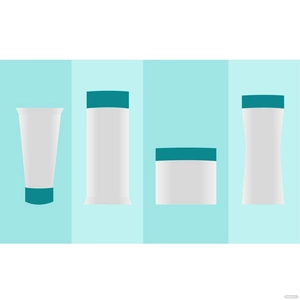 Skincare Packaging Vector