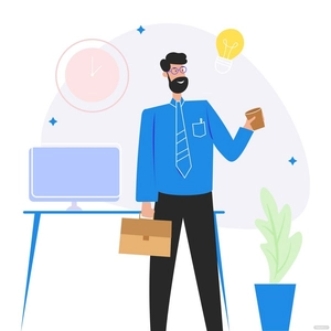 Business Man Vector