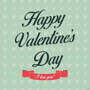 Retro Valentines Vector