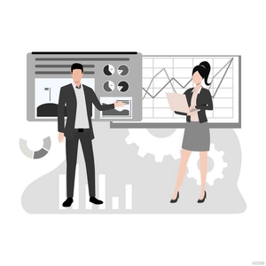 Grey Business Vector