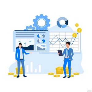 Blue Business Vector
