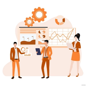 Orange Business Vector