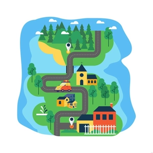 Journey Map Illustration