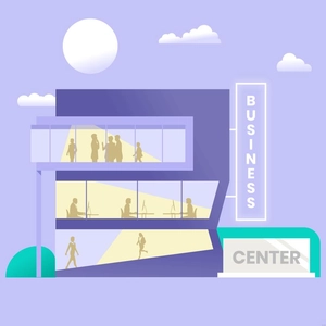 Business Center Illustration