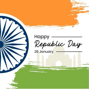 Republic Day Card Vector