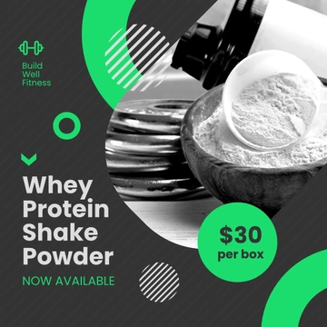 Free Nutrition Product Sale Post, Instagram, Facebook Template to Edit Online