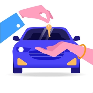 Car Rental Illustration