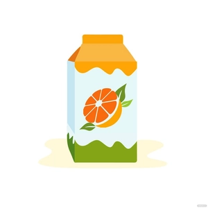 Fruit Juice Packaging Vector