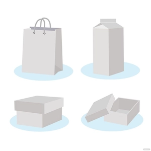Blank Packaging Vector