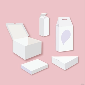 White Packaging Vector