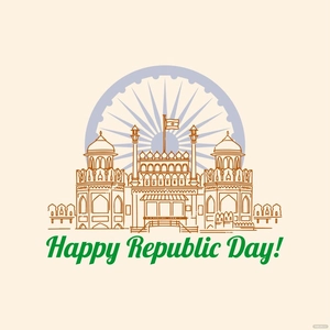 Republic Day Vintage Vector