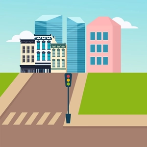 City Street Illustration
