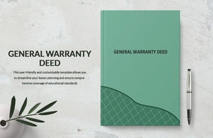 General Warranty Deed Template