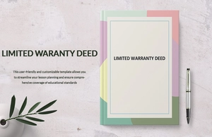 Limited Warranty Deed Template