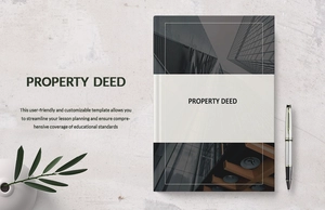 Property Deed Template Property Deed Template
