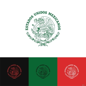 Mexican Flag Logo Vector