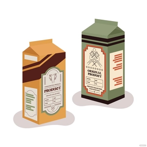 Retro Packaging Vector