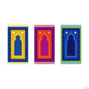 Prayer Mat Vector