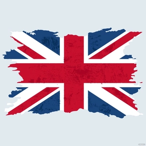 Distressed British Flag Vector