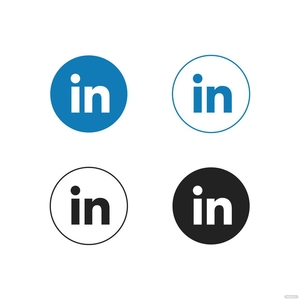 Circle Linkedin Vector