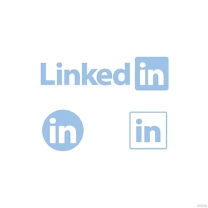 Transparent LinkedIn Vector