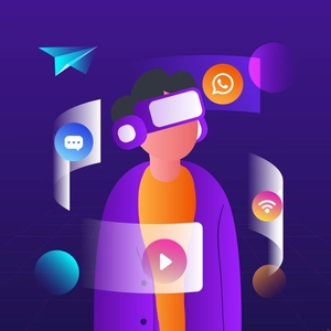 Metaverse Concept Illustration