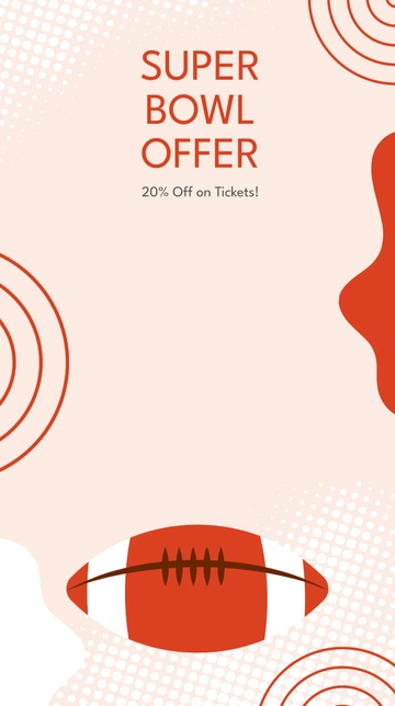 Free Super Bowl Offer Snapchat Geofilter Template to Edit Online