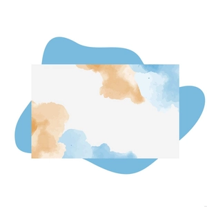 Watercolor Banner Illustration