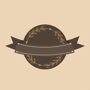 Rustic Banner Illustration