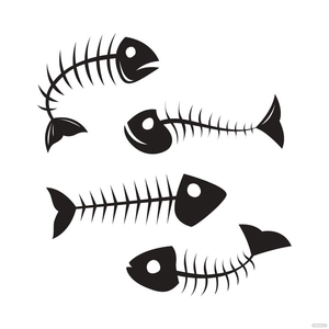 Fish Bone Vector