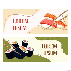 Food Banner Vector