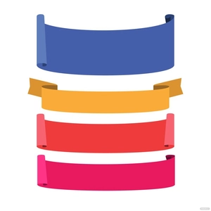 Simple Scroll Banner Vector